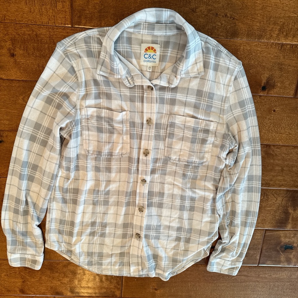 C&C California Light Plaid Shirt